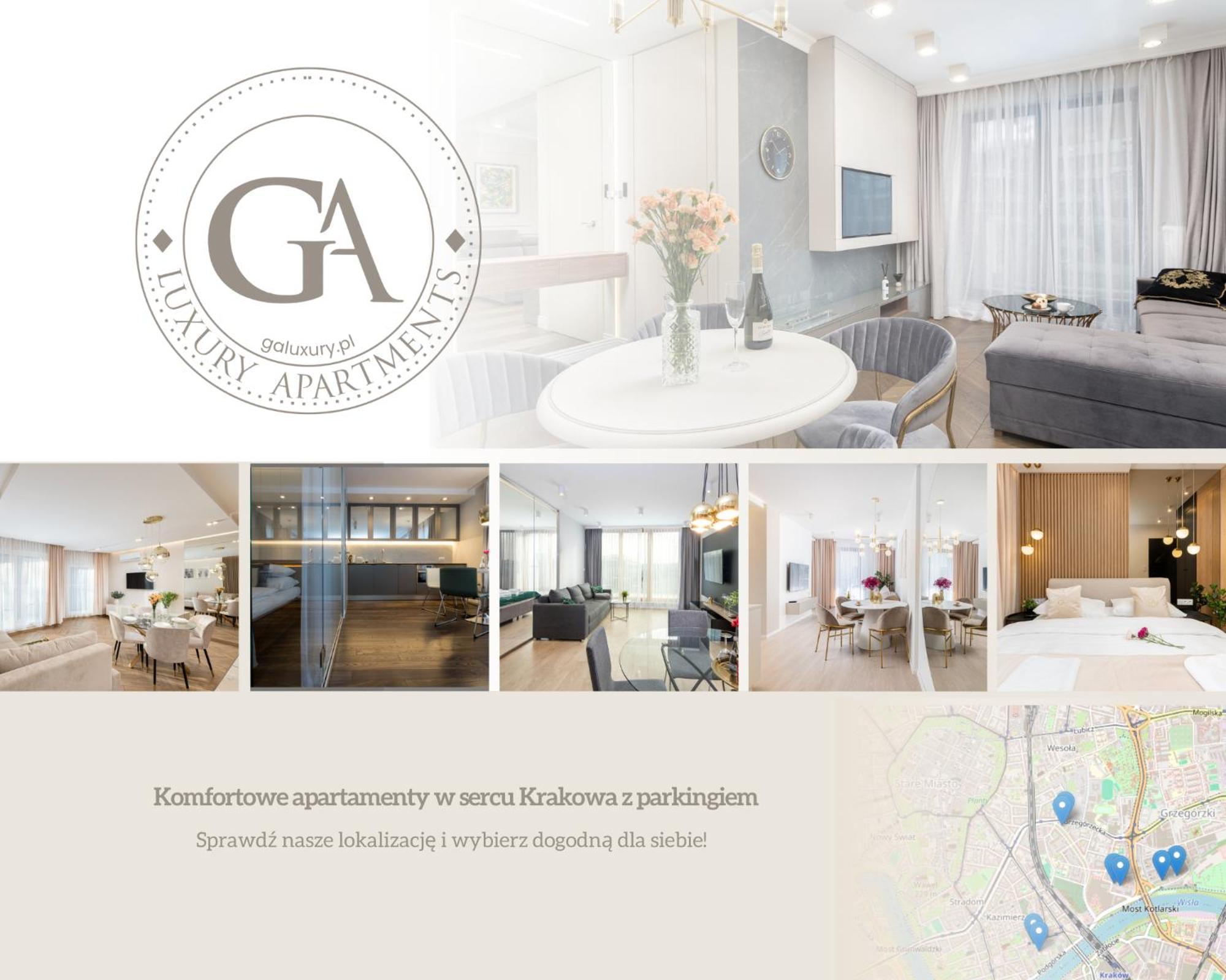 Ga Luxury Apartments G9 Krakow Dış mekan fotoğraf